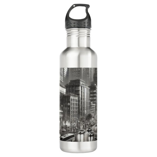 Stil der 90er Jahre Edelstahlflasche (Vorderseite)