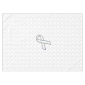 Stil der Schachbretts für das Weißbandbewusstsein Tischdecke (Vorderseite (Horizontal))