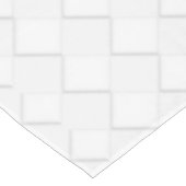 Stil der Schachbretts für das Weißbandbewusstsein Tischdecke (Schrägansicht)