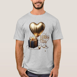 Stil: Einfaches Herren-T-Shirt Bequem, lässig und T-Shirt