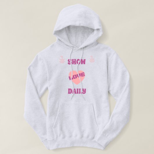 Stil: Erwachsener Pullover Hoodie (Ash Vivid) (Design vorne)