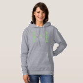 Stil: Erwachsener Pullover Hoodie (grau lebendig) (Vorne ganz)