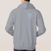 Stil: Erwachsener Pullover Hoodie (Grau Vivid) (Rückseite)