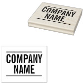 Stil - Firmenname - Unternehmen/Unternehmen Gummistempel (Stempel)