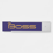 Stil Gold der BOSS Türschild (Vorderseite )