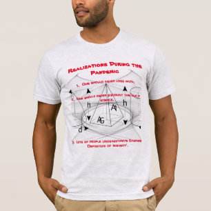 "Stil" Grau & Rot "Erkenntnisse während der Pandem T-Shirt