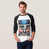 Stil: Herren Basic 3/4 Sleeve Raglan T - Shirt Hit (Vorne ganz)