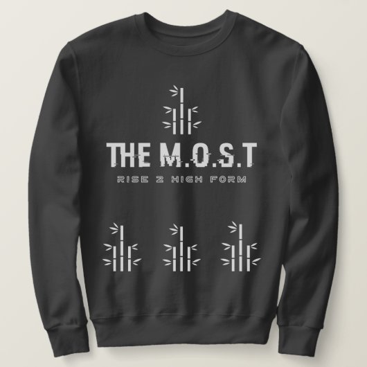 Stil: Herren Basic Sweatshirt (Dunkelgrau) (Design vorne)
