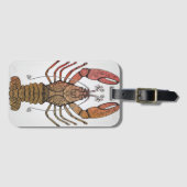 Stil Hummer Gepäckanhänger (Vorderseite (Horizontal))