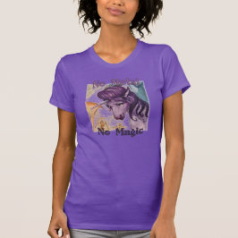 Stil - Kein Metall Kein magisches Lila T-Shirt