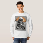Stil nachvollziehen: Motorrad-Inspiriert T - Shirt (Vorne ganz)