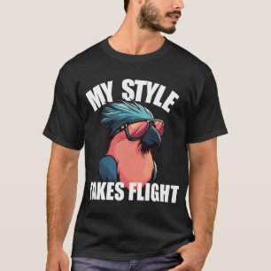 Stil nimmt Coolen Vogel auf. T-Shirt