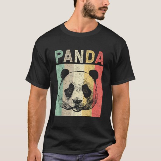Stil Panda Panda Bär T-Shirt (Vorderseite)