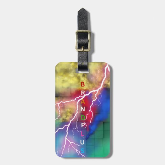 Stil: Personalisierte Gepäckmarken Gepäckanhänger (Vorderseite vertikal)