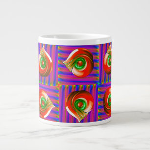 Stil: Riesen Riesiger Becher mit einer komplizier Jumbo-Tasse