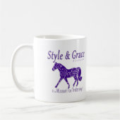Stil und Grace Missouri Fox Trotter Thing Kaffeetasse (Links)