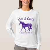 Stil und Grace Missouri Fox Trotter Thing T-Shirt (Vorderseite)