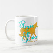 Stil und Grace Missouri Fox Trotting Horse Kaffeetasse (Links)