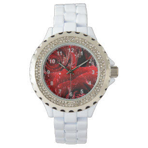 Stil: Weiblicher Kristall von Frauen Armbanduhr