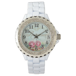 Stil: Weiblicher Kristall von Frauen Armbanduhr