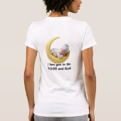 Stil: Woma' Basic T-Shirt Bequem und leger (Rückseite)