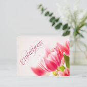 Stilbinfrage für Lieben Postkarte (Stehend Vorderseite)