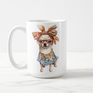 Stilechte Chihuahua-Mütter Hunde Liebhaber  Kaffeetasse