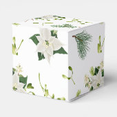 Stilechte elegante Blumenmuster klassische Gefalle Geschenkschachtel (Rückseite)