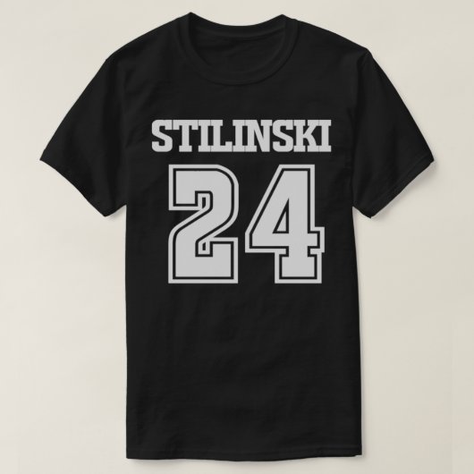 Stiles Stilinski Lacrosse Jersey Back 1344 T-Shirt (Design vorne)