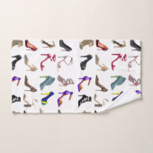 Stilett-Absatz-Collage Badhandtuch Set (Handtuch)