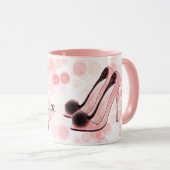 Stilett-Kaffee-Tasse Tasse (VorderseiteRechts)