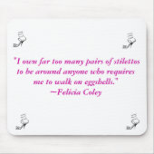 Stilett Mousepad (Vorne)