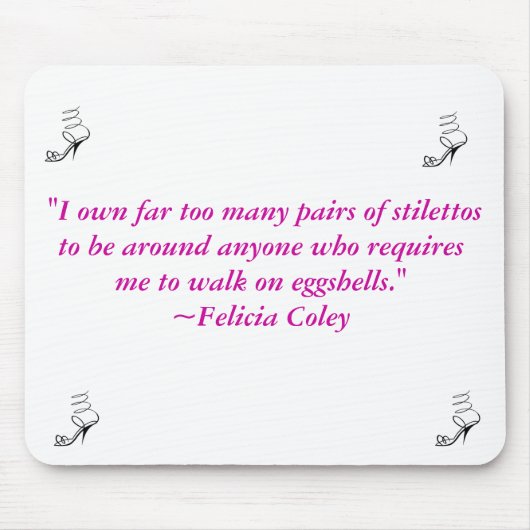 Stilett Mousepad (Vorne)