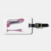 Stilett-Schuh-Kunst-Gepäckanhänger Gepäckanhänger (Vorderseite horizontal)