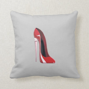 Stilett-Schuh-Kunst-Kissen Kissen