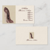 Stilett-Schuh-Kunst-Visitenkarten Visitenkarte (Vorne/Hinten)