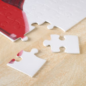 Stilett-Schuhkunst Champagne-Ferse rote Puzzle (Seite)