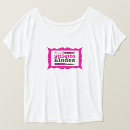 Stiletto Blades im Rahmen T-Shirt