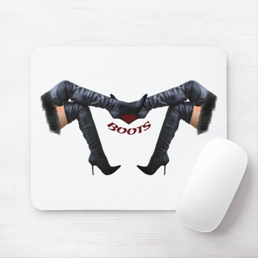 Stiletto Boot Art Mousepad (Mit Mouse)
