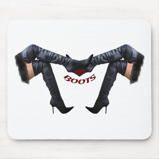 Stiletto Boot Art Mousepad (Vorne)