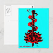 Stiletto (Carpe Noctem I) Postkarte (Vorne/Hinten)