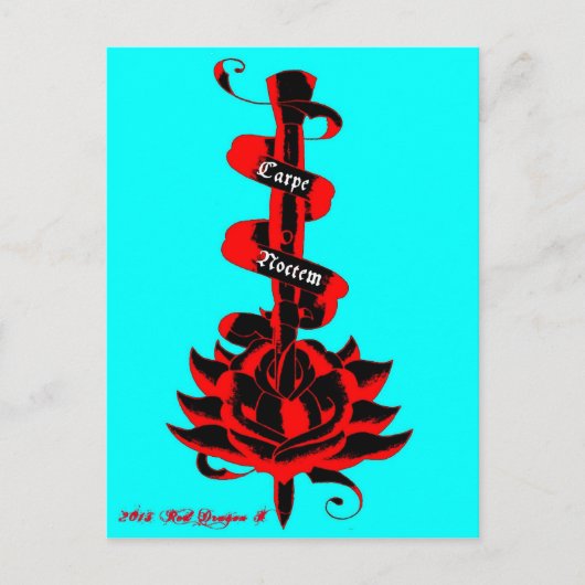 Stiletto (Carpe Noctem I) Postkarte (Vorderseite)
