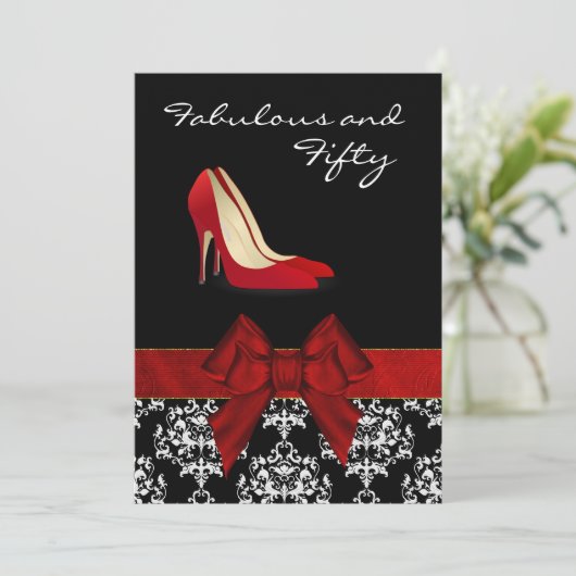 Stiletto Custom Invitation Einladung (Stehend Vorderseite)