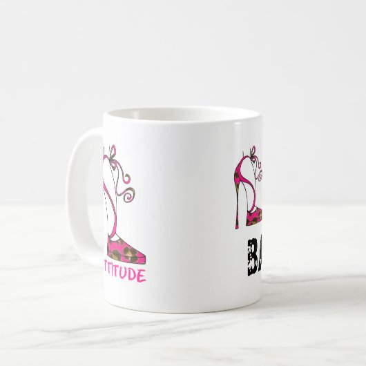 Stiletto Gang Mitglied - BACK OFF! Kaffeetasse (Vorderseite Links)