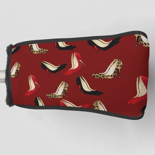 Stiletto High Heels Putter Cover Golf Headcover (Vorderseite)