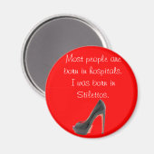 Stiletto Magnet (Vorderseite/Rückseite)