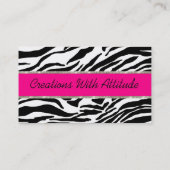 Stiletto mit Diva Attitude Visitenkarte (Rückseite)