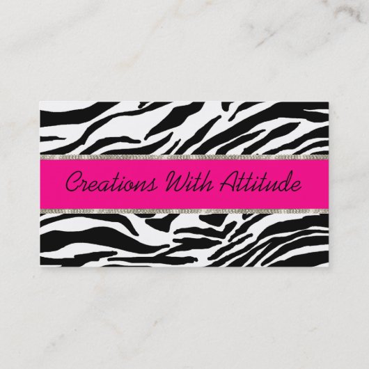 Stiletto mit Diva Attitude Visitenkarte (Rückseite)