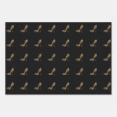 Stiletto mit Sparkling Wein Geschenkpapier Set (Vorderseite)