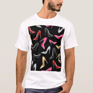 Stiletto-Muster-Paar-Shirt — Sein T-Shirt